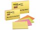 Notis blokke Post-it® Super Sticky Meeting Notes neon colours 4 blok 152x101mm