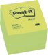 Notis blokke Post-it® 654 76x76mm grøn neon