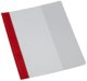 Tilbudsmappe Bantex A4+ PVC luksuskvalitet eurohulning rød