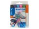 Pintor Marker Etui Fun Mix x6 Fine (sort rødviolet lyseblå rosa lysegrøn orange)