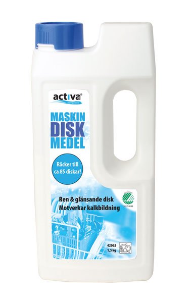 sympatisk lærred Slime Opvaskemiddel til maskine Activa pulver 1,5kg - Wulff Supplies