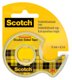 Dobbeltklæbende tape Scotch® 665 med dispenser 12mm x 6,3m
