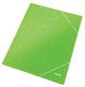3-klap elastikmappe Leitz WOW A4 grøn