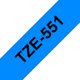 Mærketape Brother P-Touch TZe551 12mm sort på blå