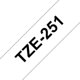 Mærketape Brother P-Touch TZe251 24mm sort på hvid