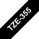Mærketape Brother P-Touch TZe355 24mm sort på hvid