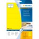 Etiket Herma Special A4 105x42,3mm mat papir gul