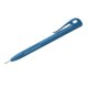 Elephant Stick Pen detekterbar med lommeklips og øgle, blå.