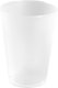 Flergangsdrikkeglas Abena Gastro 30/35cl frosted hvid