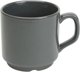 Kaffekopp porcelæn 24cl Palma grå