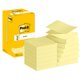 Notis blokke Post-it® Z-Notes R330 Canary Yellow 76x76mm 12 blokke